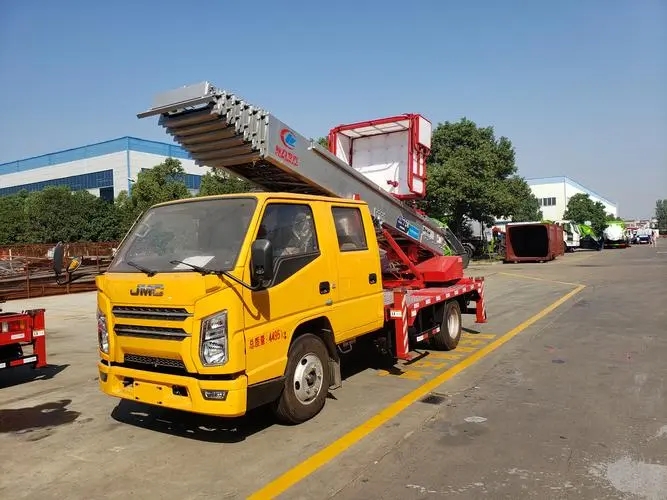 鄂州附近云梯车出租 砂石搬运